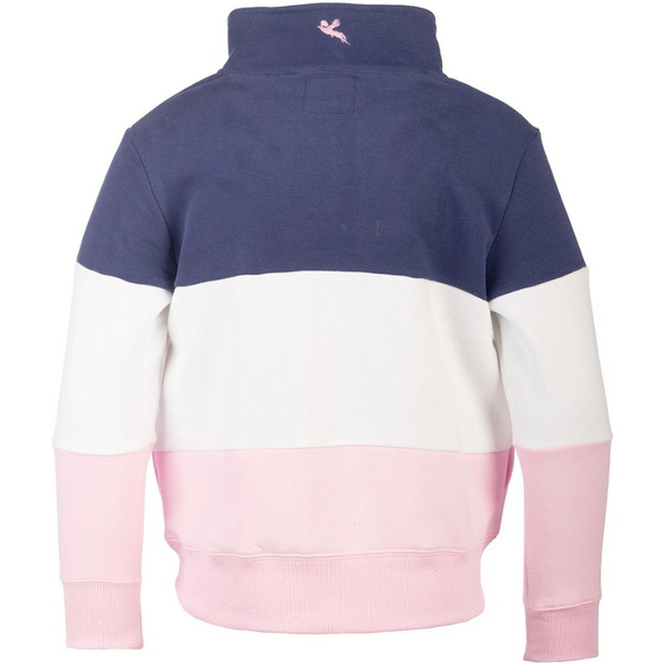 2025 Rydale Juniors Byland Sweat à Capuchon 423346 - Vache Sorbet / White / Denim